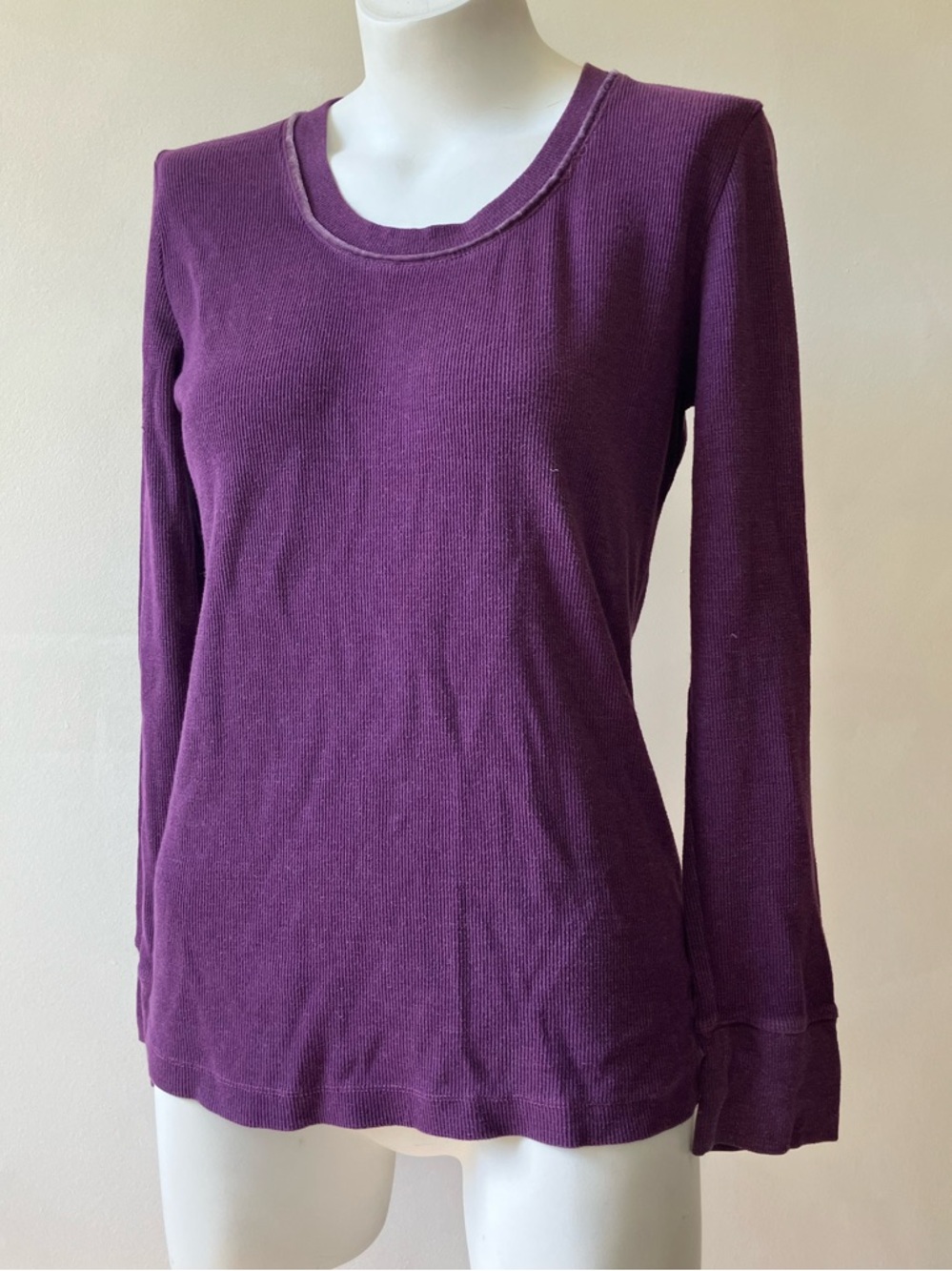 Eddie Bauer | Basics Cotton Blend Waffle Knit Long Sleeve Thermal T Shirt
